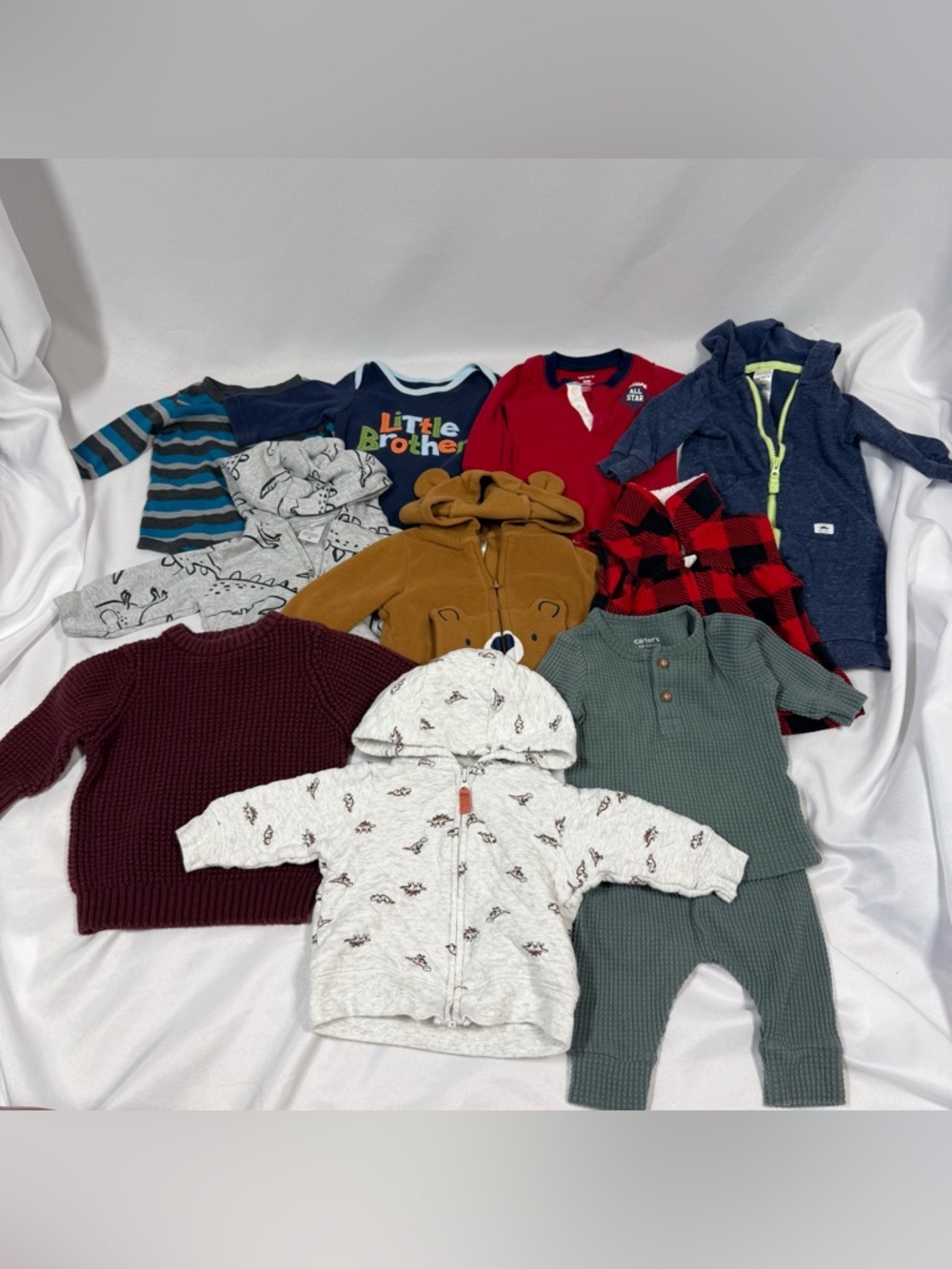 11 Piece Baby Boy Lot Bundle Carter's Size 3 Months